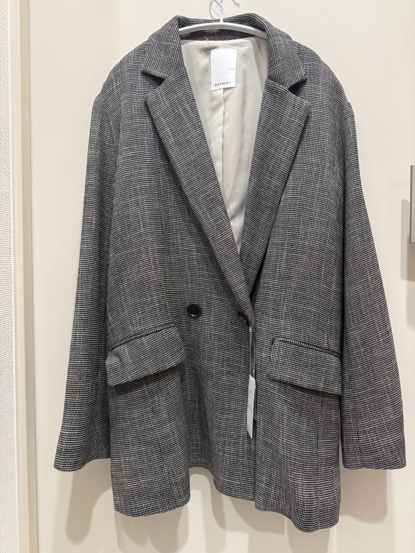 最終値下げ！SHENERY シーナリー　からみ織ダブルジャケット