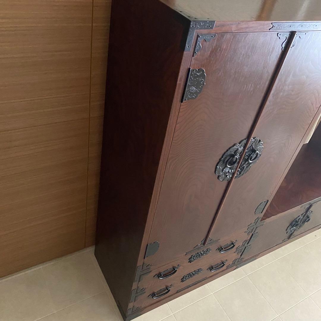 美品　岩谷堂　岩谷堂家具　飾り棚　茶箪笥　箪笥　民芸家具　岩谷堂箪笥　和　棚