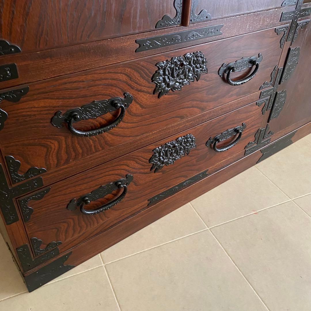 美品　岩谷堂　岩谷堂家具　飾り棚　茶箪笥　箪笥　民芸家具　岩谷堂箪笥　和　棚