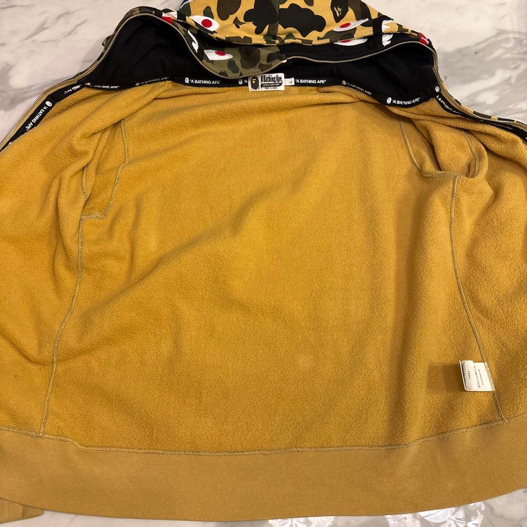 ジャケット・アウター A BATHING APE SHARK FULL ZIP HOODIE