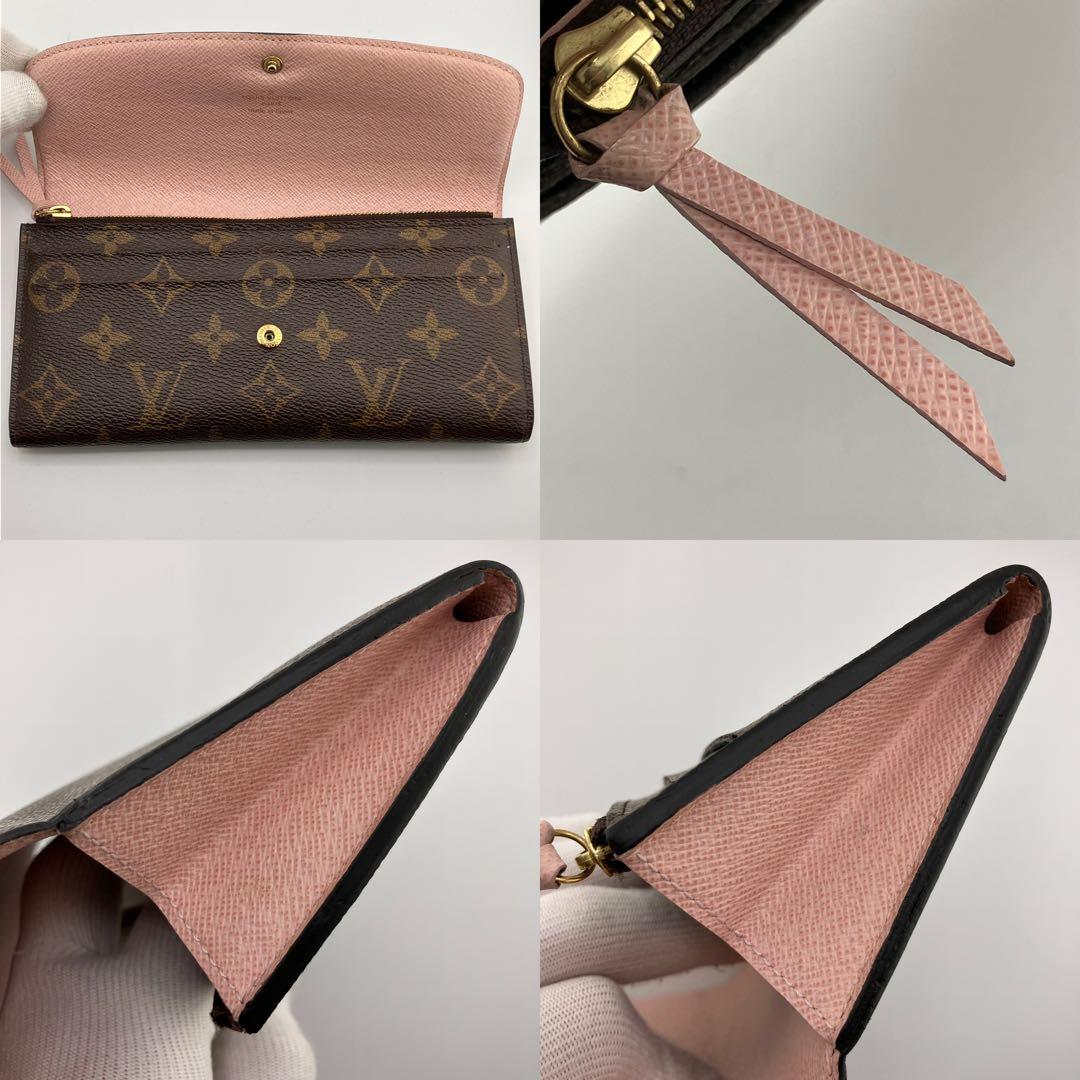 希少✨美品✨ルイヴィトン モノグラム ポルトフォイユ エミリー 長財布 ピンク系