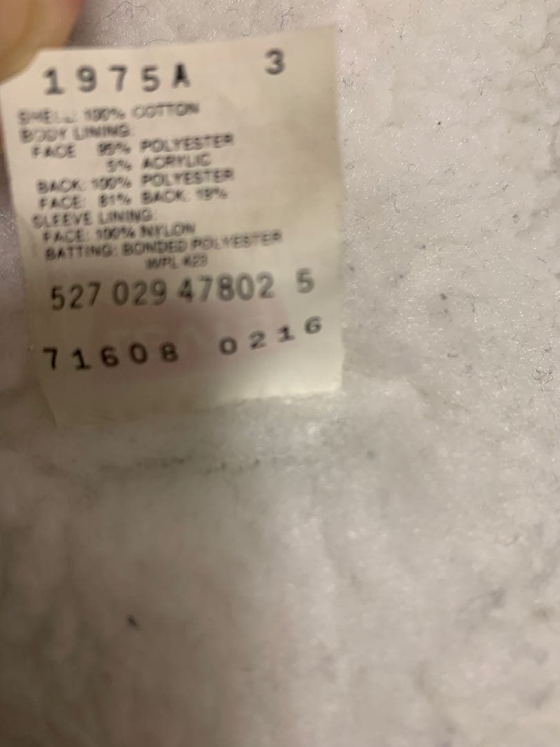 美品　1980s アメリカ製　リーバイス　シェルパ　ジャケット　濃紺