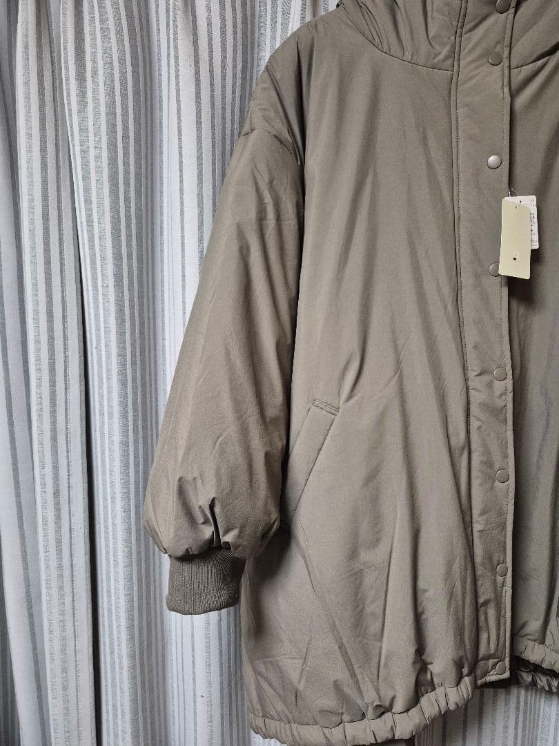 【最終お値下げ】新品タグ付き ビッグパーカー中綿コート 5L～6L
