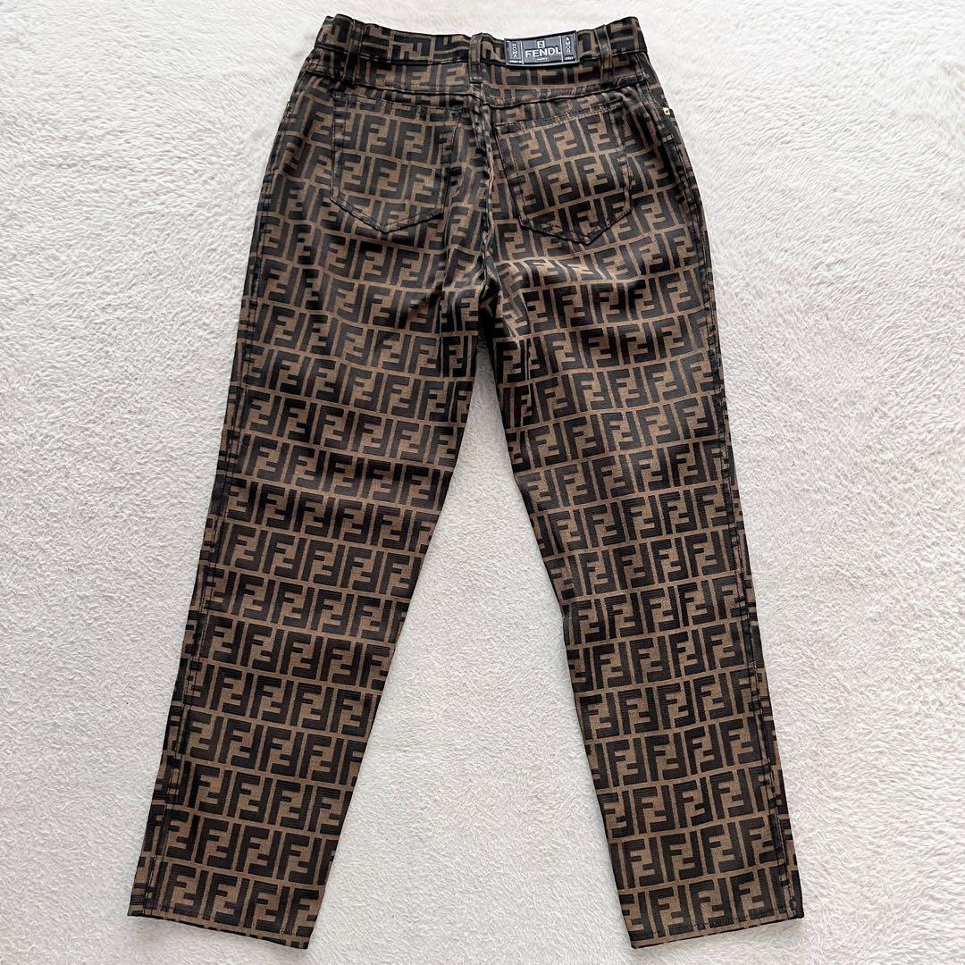 美品✨FENDI フェンディ ジャガード パンツ FF ズッカ 総柄