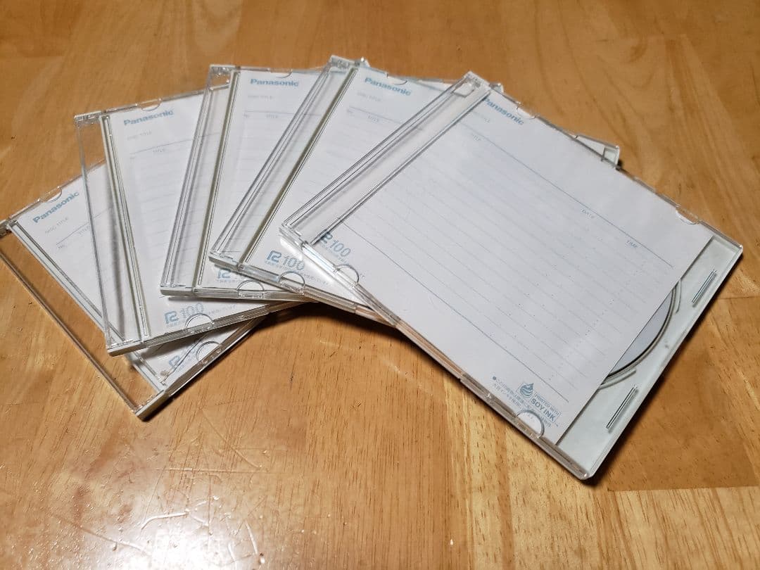 Panasonic DVD-RAM4.7/9.4GB ディスク 5枚