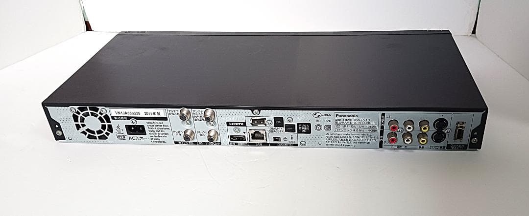 動作確認済 パナソニック DIGA ブルーレイ レコーダー DMR-BWT510