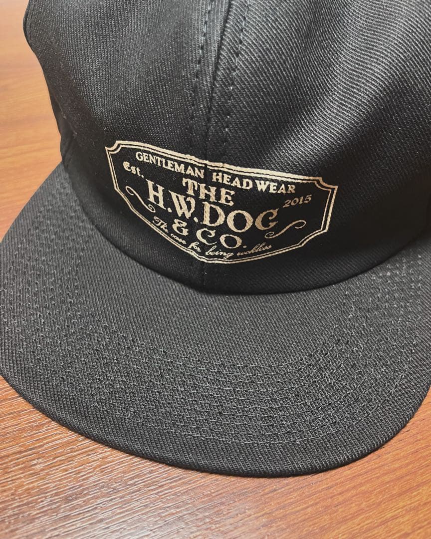 johnny様H.W.DOG & CO. ブラックトラッカーキャップ サイズ40