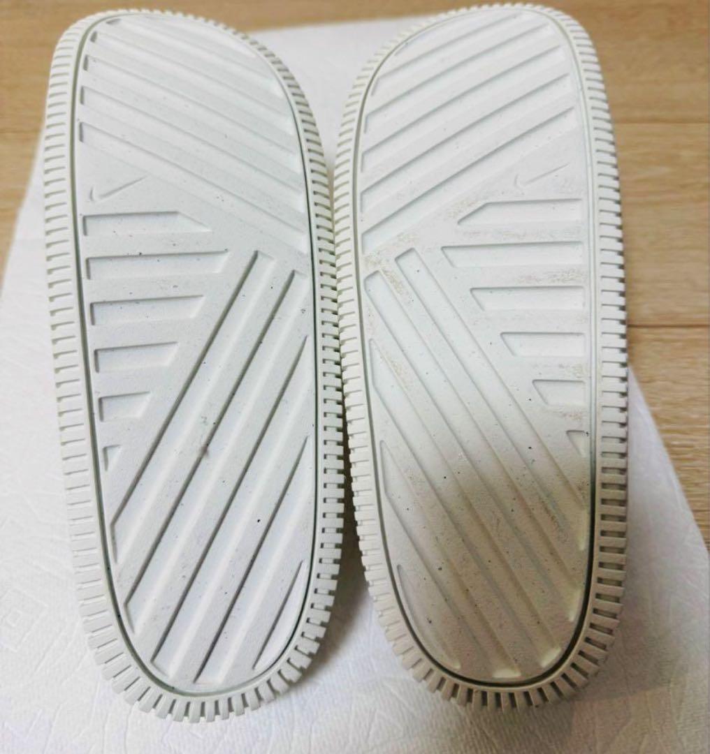 Nikeカーム ホワイト サンダル スライド 27cm men9 women10