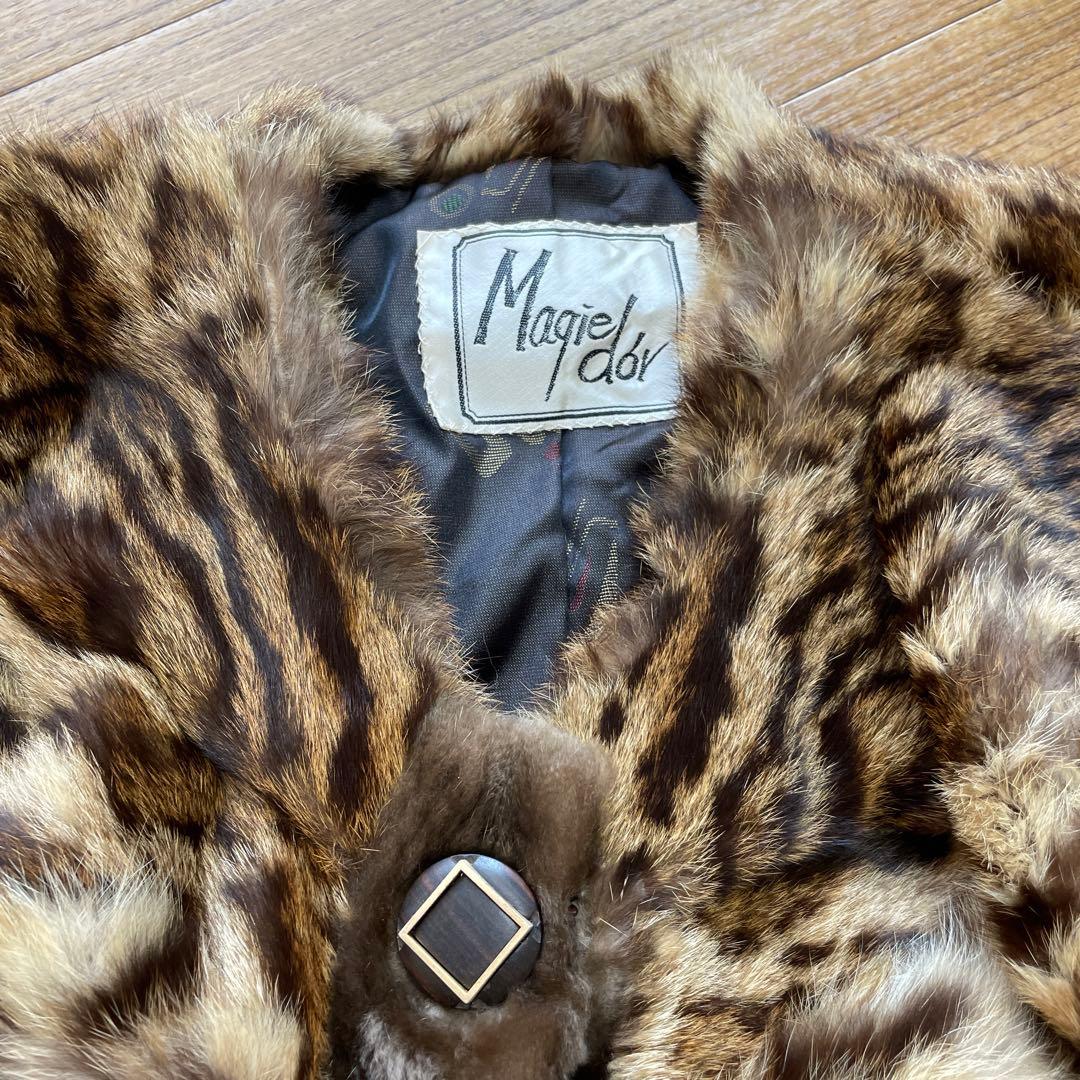 値下げ❗️Maqie dor ボレロ　毛皮　ミンク　ファーコート　レディース