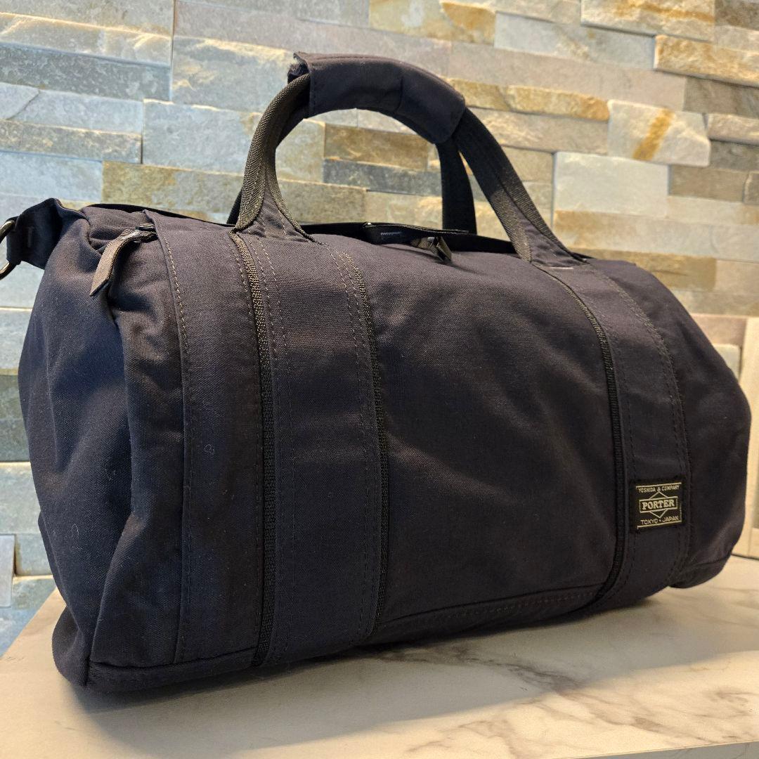 PORTER　ポーター　ボストンバッグ　ショルダー　ハンドバッグ　紺