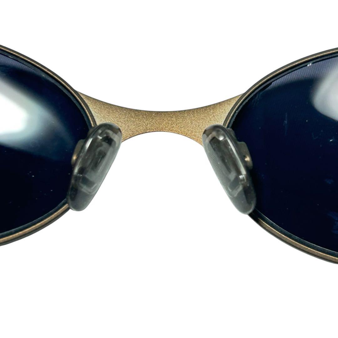 oakley イーワイヤー　サングラス　度無し　ダークブロンズ