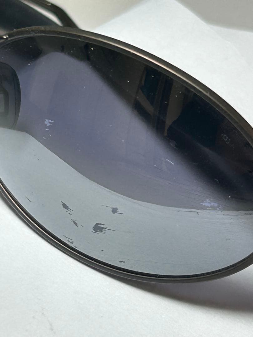 oakley イーワイヤー　サングラス　度無し　ダークブロンズ