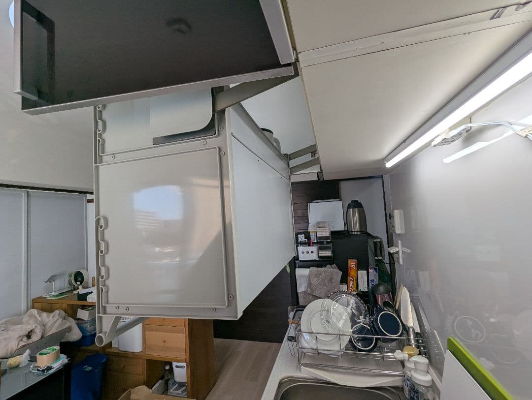 ダウンキャビネット JDS900 昇降式キャビネット 吊り戸棚用 中古