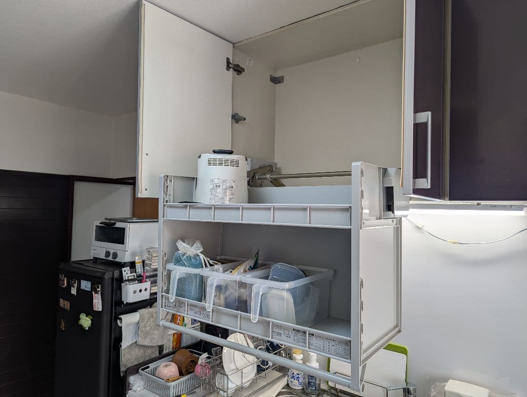 ダウンキャビネット JDS900 昇降式キャビネット 吊り戸棚用 中古