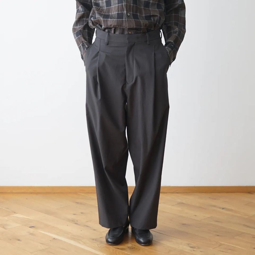 パンツ URU 1 TUCK PANTS 25SS