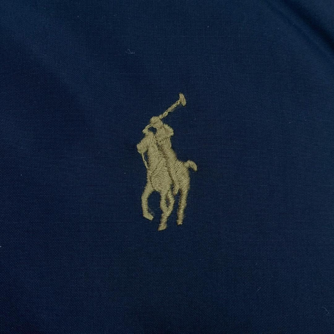 ポロラルフローレン ダウンベスト 肉厚 2way ネイビー M　D937