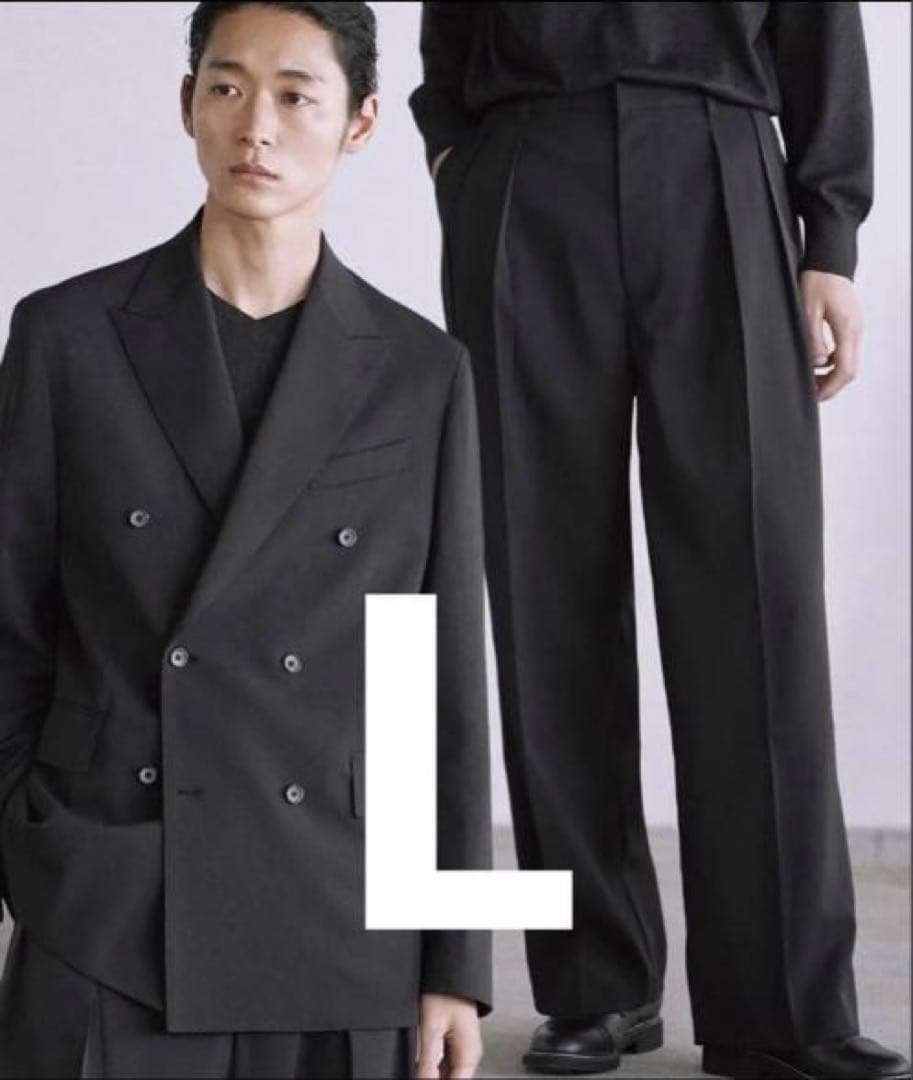 ジャケット・アウター WYM/ L size/ HIGH TWIST PE DOUBLE SUIT