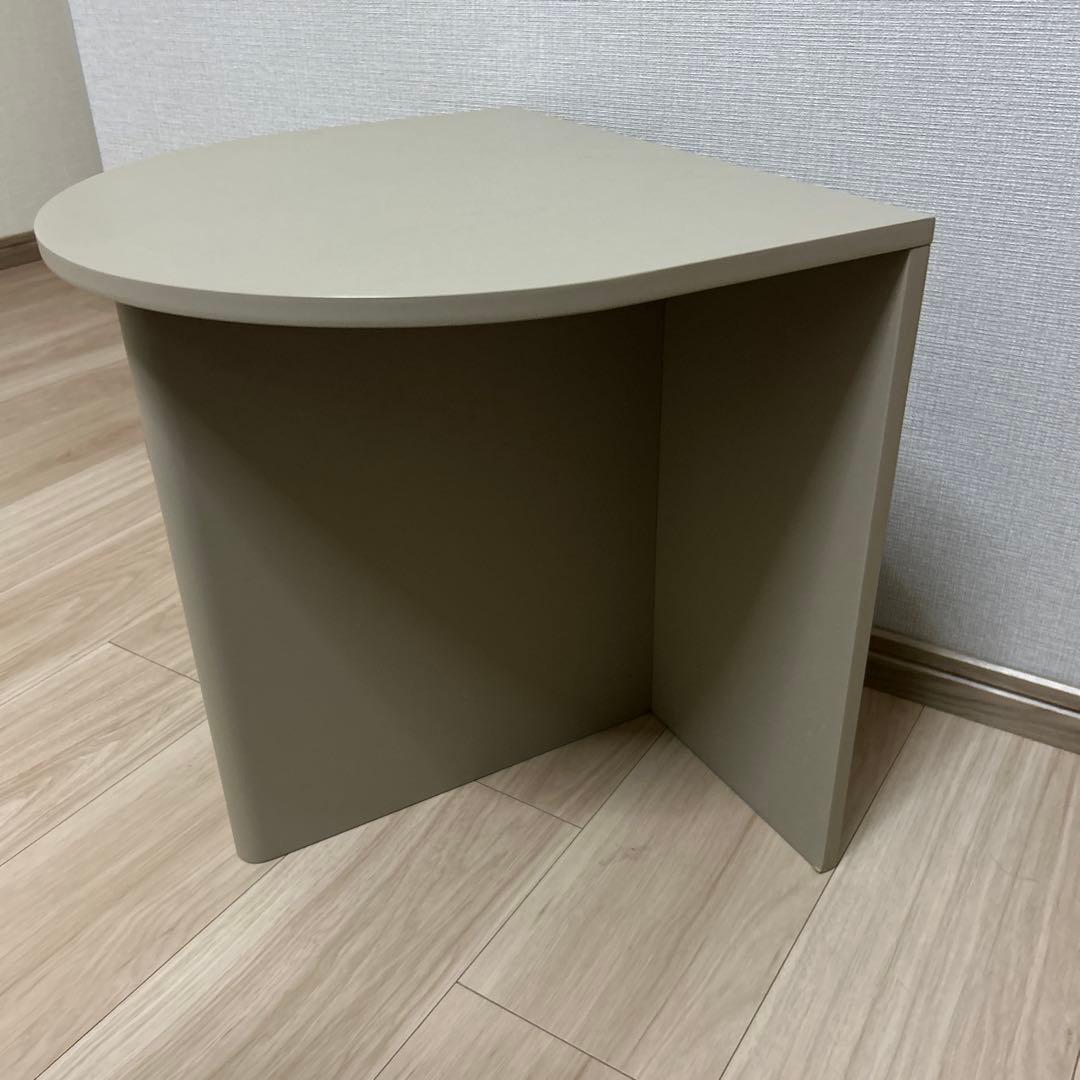 サイドテーブル・ナイトテーブル・ローテーブル MODERN PEOPLES HalfMoon sidetable wood