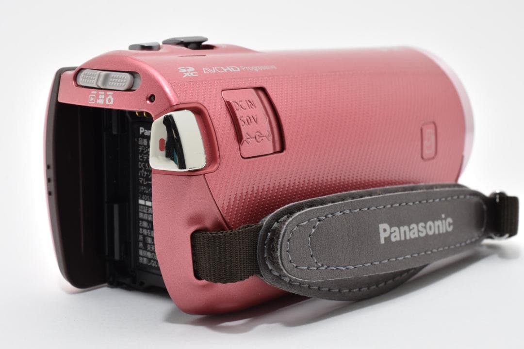 【美品】Panasonic ビデオカメラ HC-V520M　ピンク　動作確認済