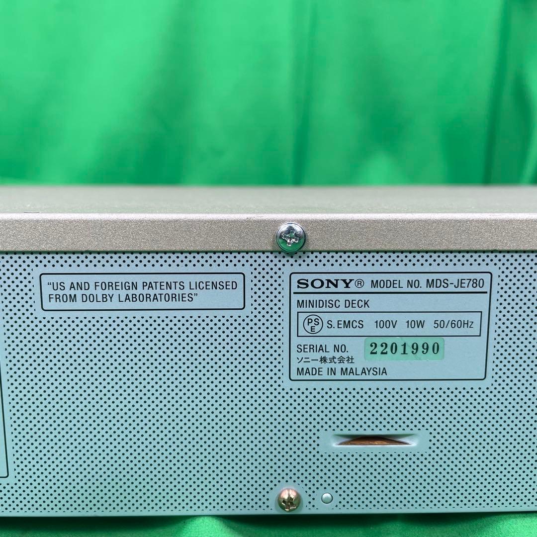 SONY MDS-JE780 MDデッキ TYPE-S ジャンク