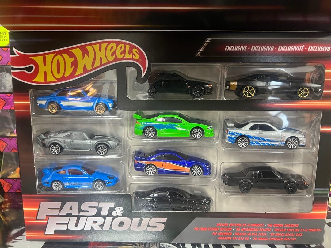 Hotwheels FAST&FURIOUS 10PACK×2