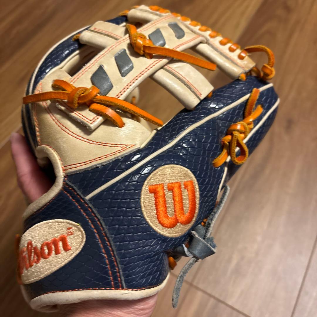 Wilson 硬式野球グローブ A2000ネイビー/アイボリー