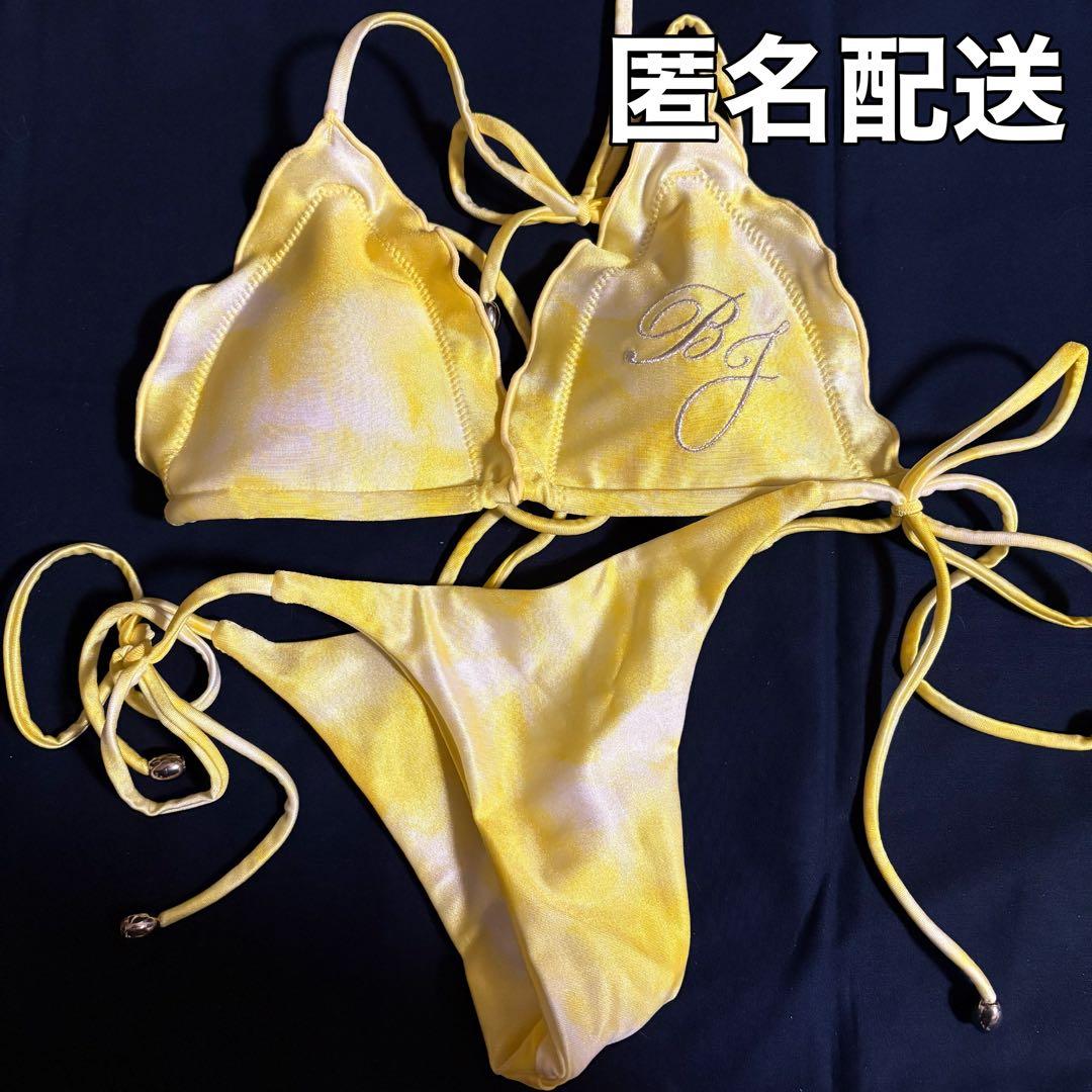 ベストボディジャパン 公式 決勝ビキニ マーブルイエロー
