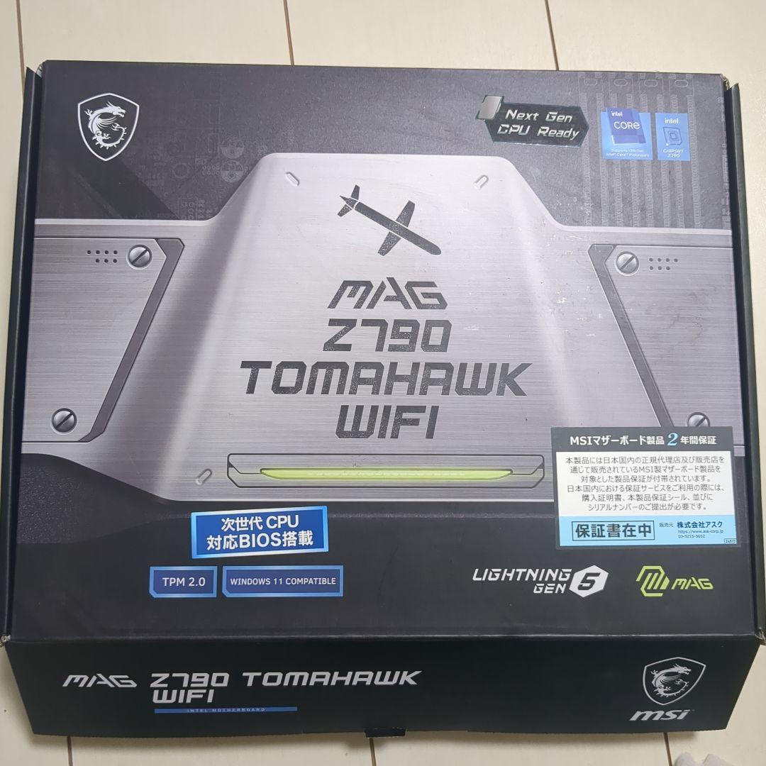 Intel Z790 Tomahawk　wifi　DDR5対応　今日で出品停止。
