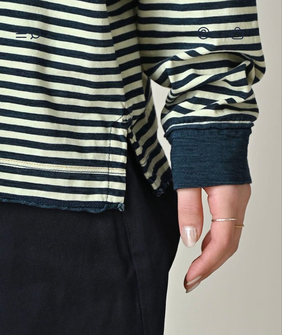 45R スーピマ天竺の908オーシャンTシャツ（インディゴ）