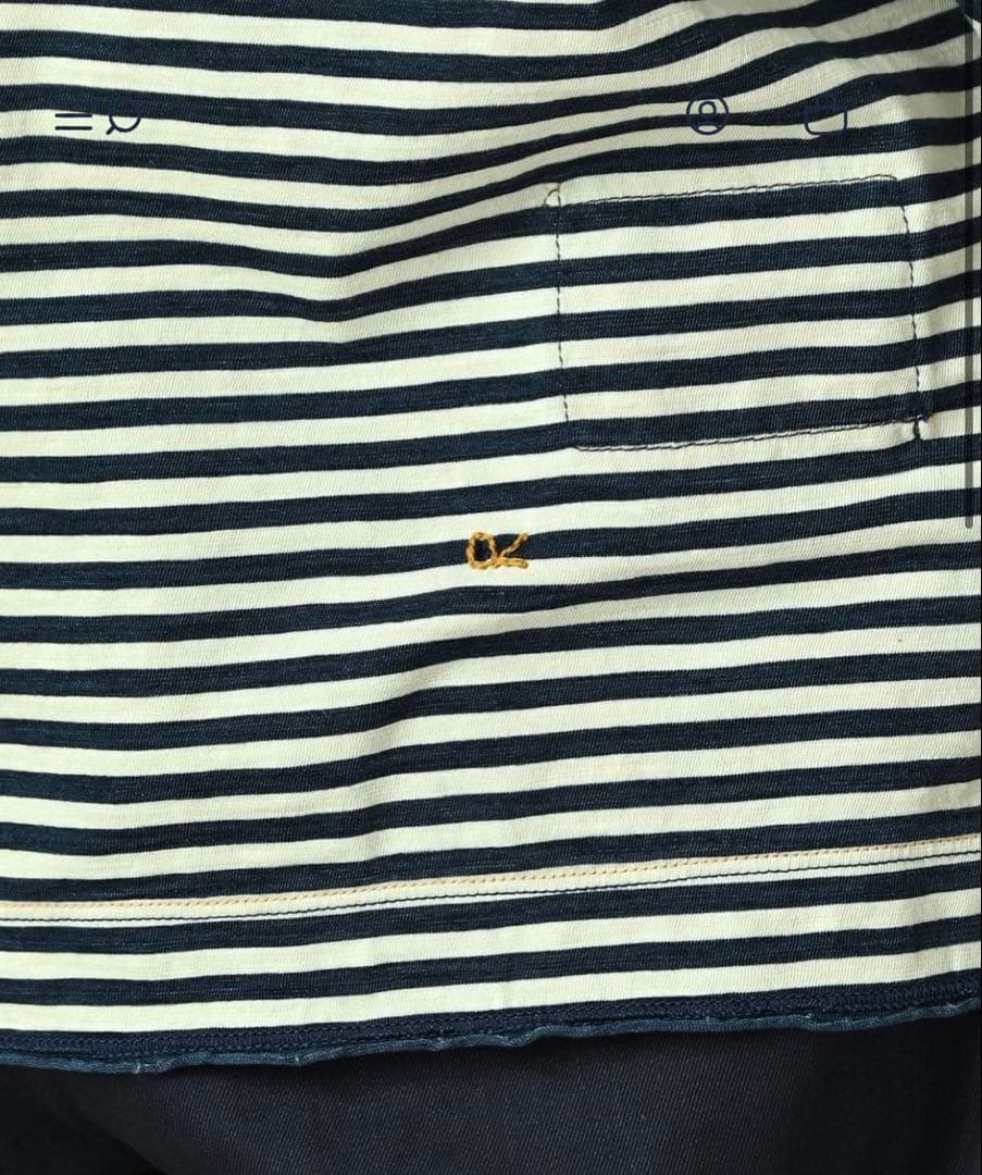 45R スーピマ天竺の908オーシャンTシャツ（インディゴ）