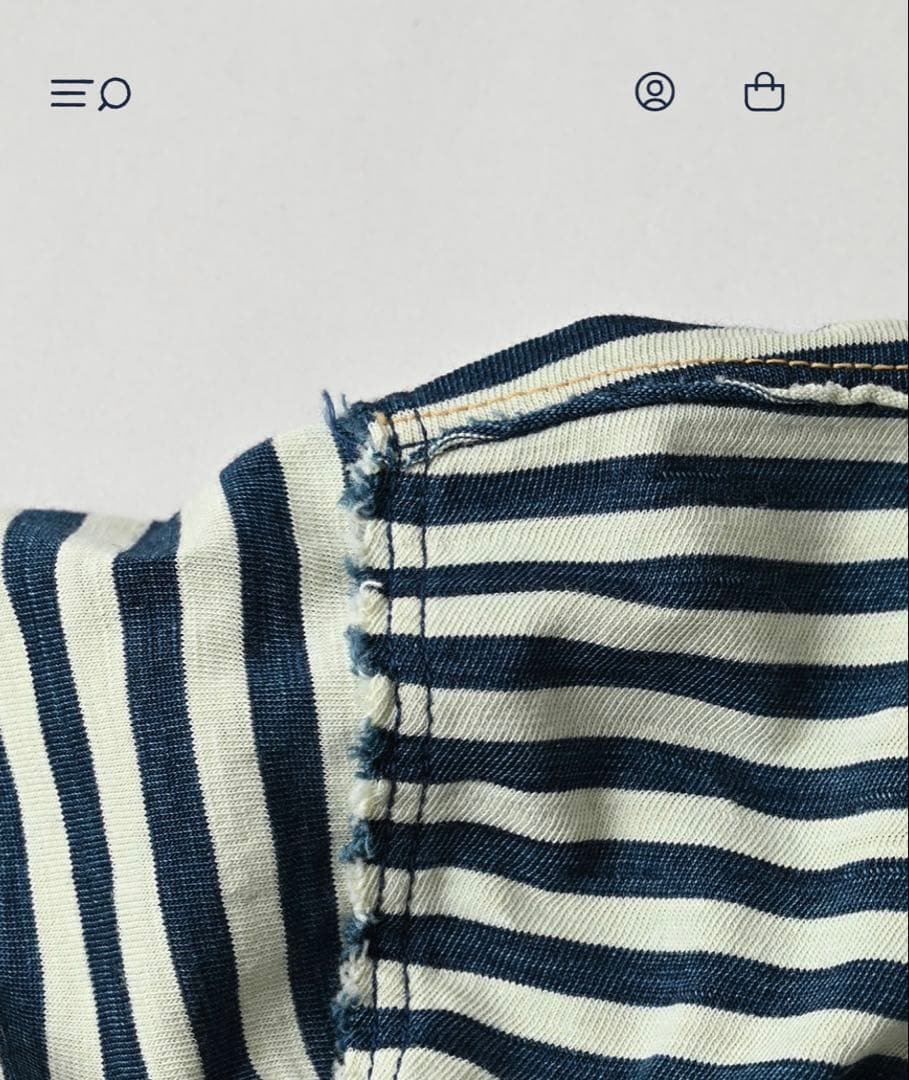 45R スーピマ天竺の908オーシャンTシャツ（インディゴ）