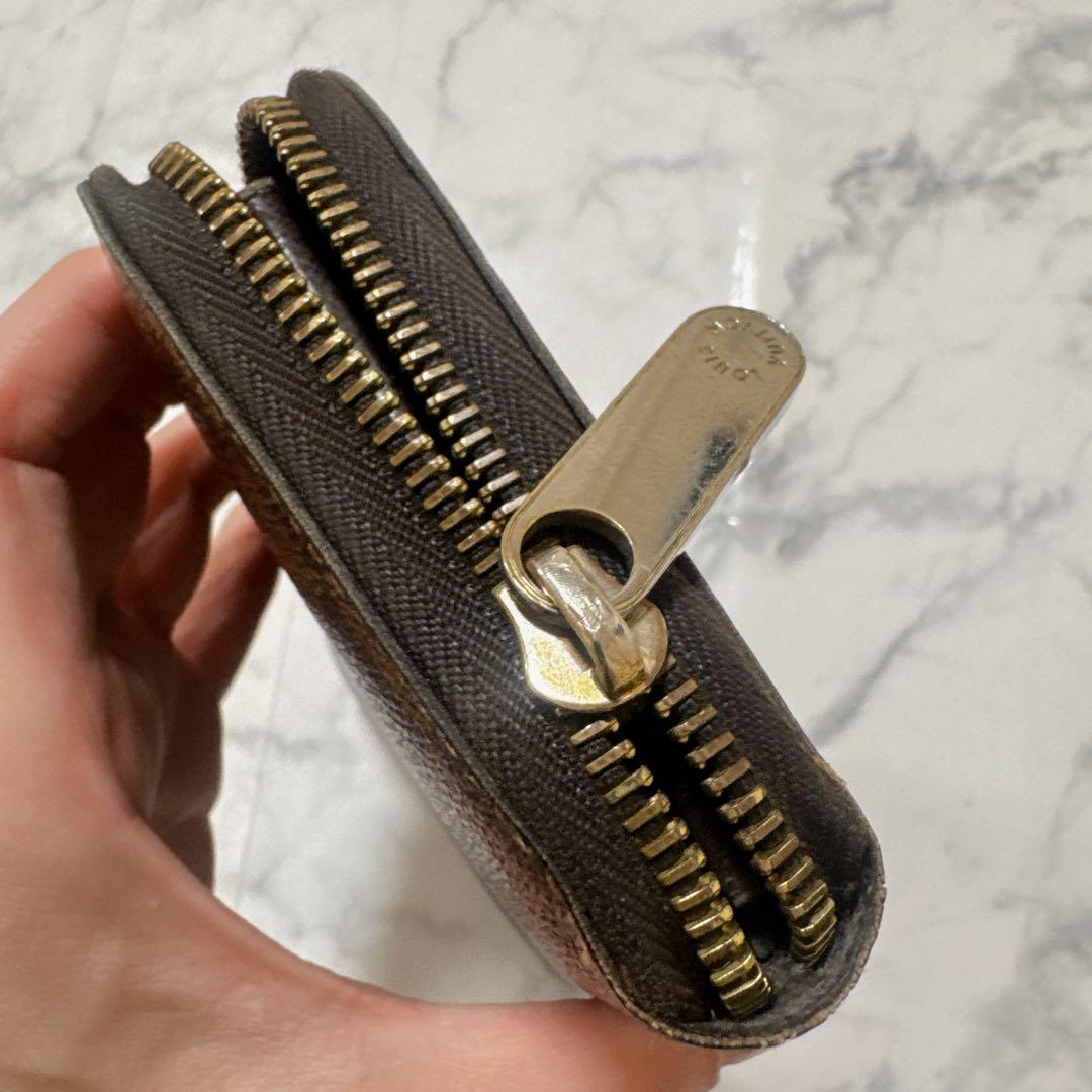 【訳あり】Louis Vuitton ダミエ長財布　ジップ開閉不可