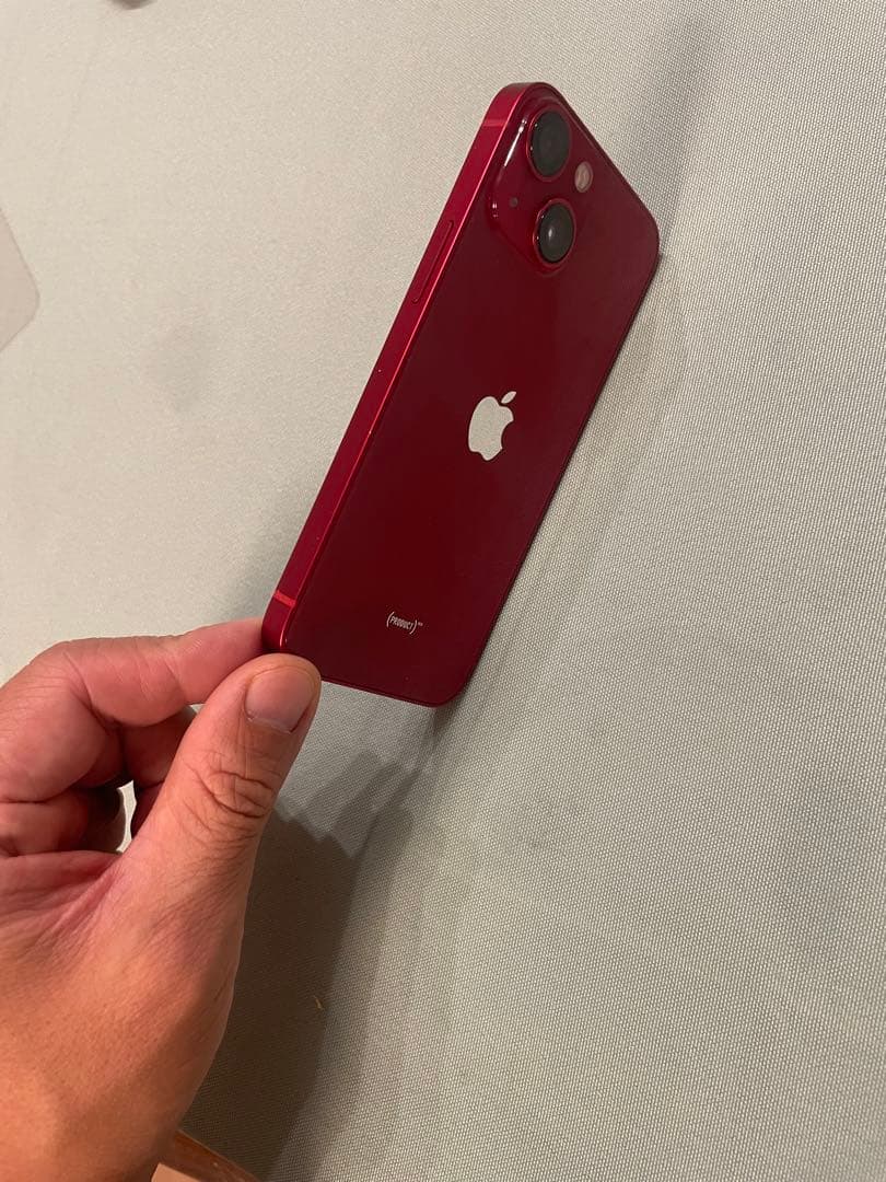 美品Apple iPhone 13 mini(レッド) 256GB本体　フリー