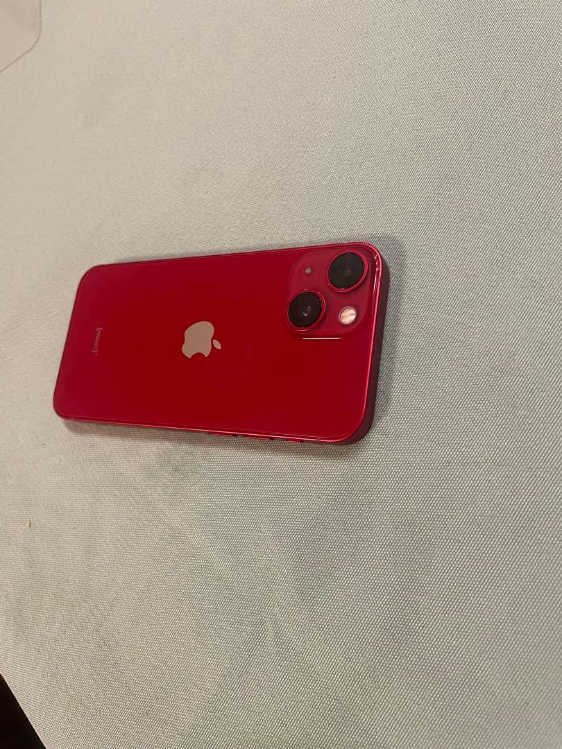 美品Apple iPhone 13 mini(レッド) 256GB本体　フリー