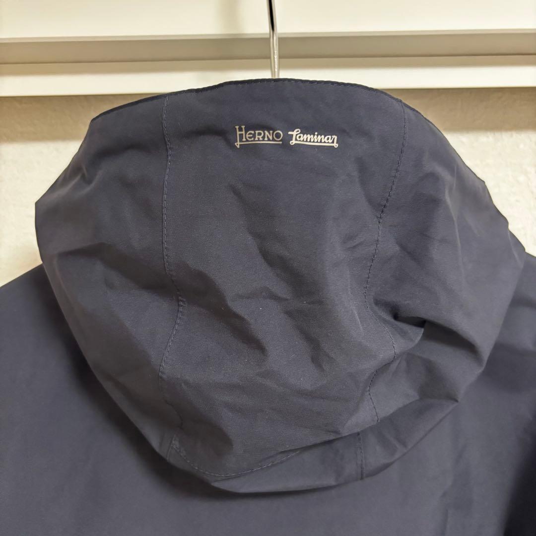 【良品】HERNO Laminar GORE-TEX フーデットコート 48