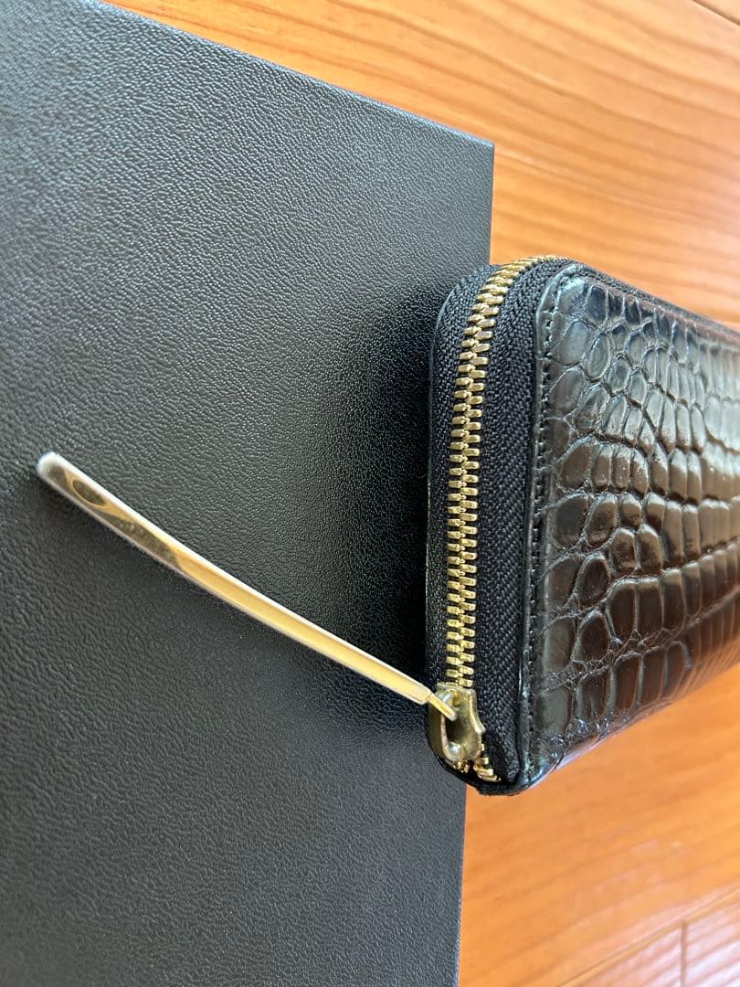 池田工芸　クロコダイル長財布 日本製 194 値引きしました。