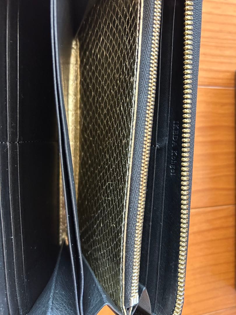 池田工芸　クロコダイル長財布 日本製 194 値引きしました。