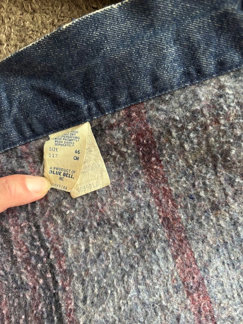 60s〜 ラングラー ブルーベル デニム　カバーオール ヴィンテージ