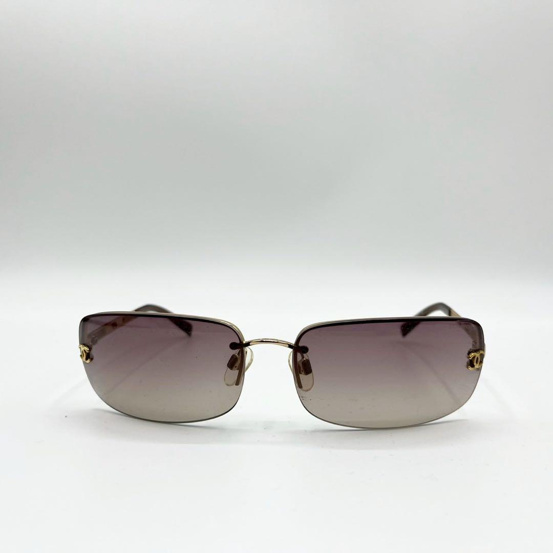 人気♡CHANEL グラデーション サングラス ココマーク ゴールド レザー