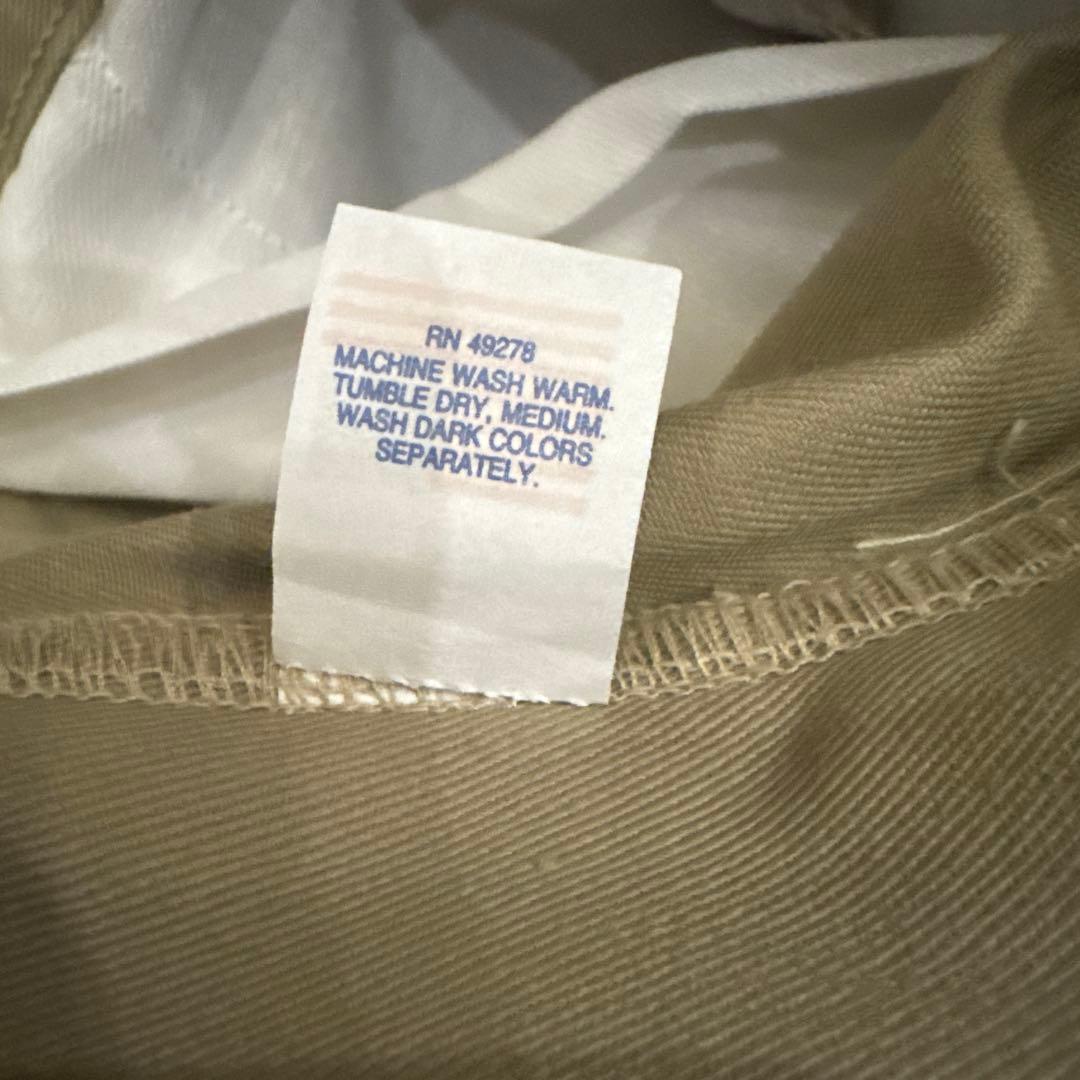 80s VINTAGE CHINO SHORTS ARMY KHAKI USA製