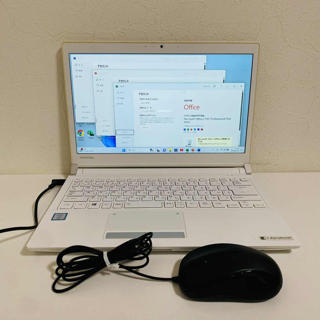 Y51 TOSHIBAノートパソコンSSD第6世代Windows11オフィス付き