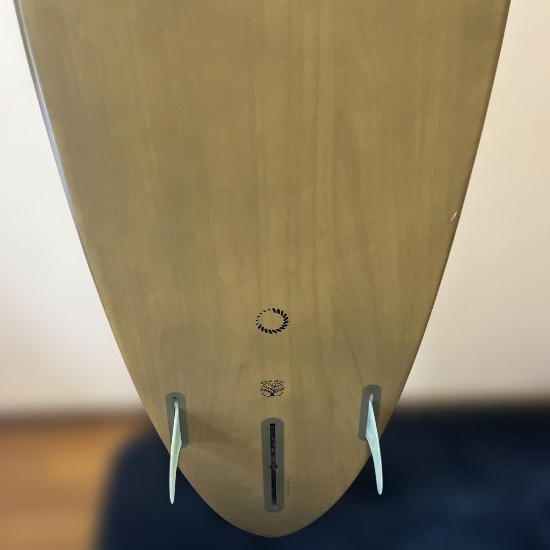S*o様 nanazeroサーフボードミッドレングスWOODSKIN MID02