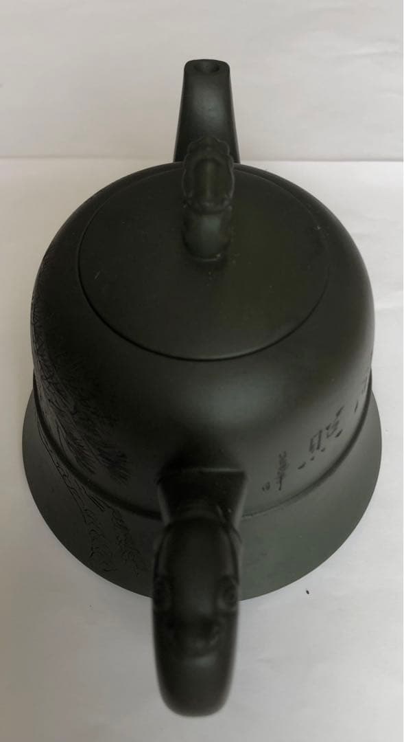 唐物　中国紫砂工芸美術「一代宗師」顧景舟 緑金鐘急須やかん入手困難