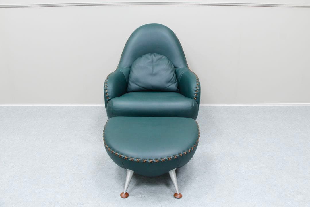 【極美品】de Sede デセデ アームチェア DS-102 オットマン付