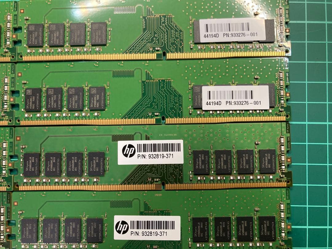 SK Hynix PC4-2666V 8GB メモリ 8GB×8