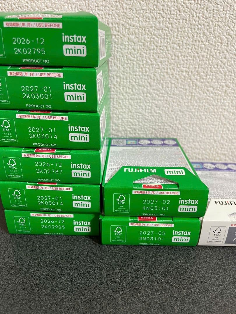 富士フイルム Instax mini インスタントフィルム – 全12パック
