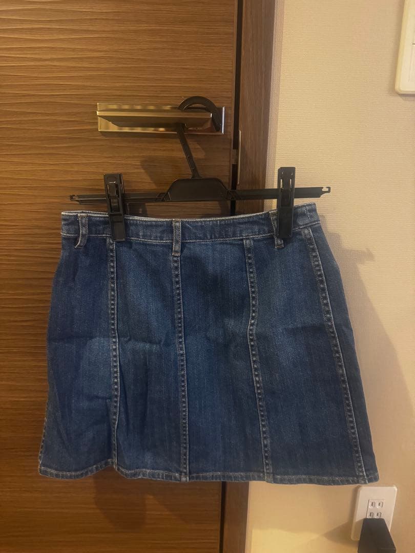 美品♡sheller デニムタイトスカート ポケット付き