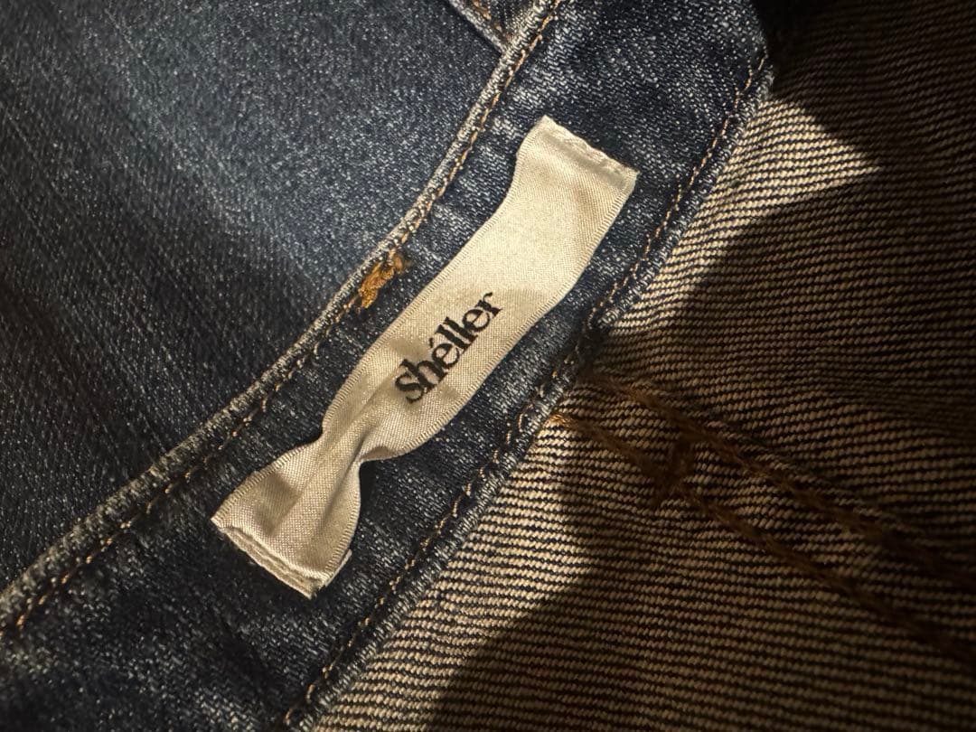 美品♡sheller デニムタイトスカート ポケット付き