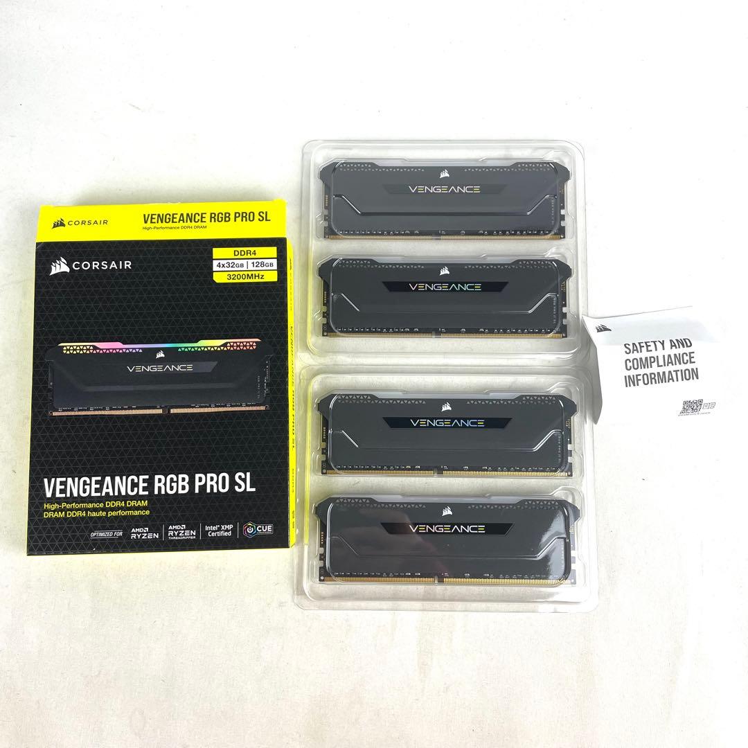 CORSAIR コルセア DDR4 4×32GB 128GB 3200MHz