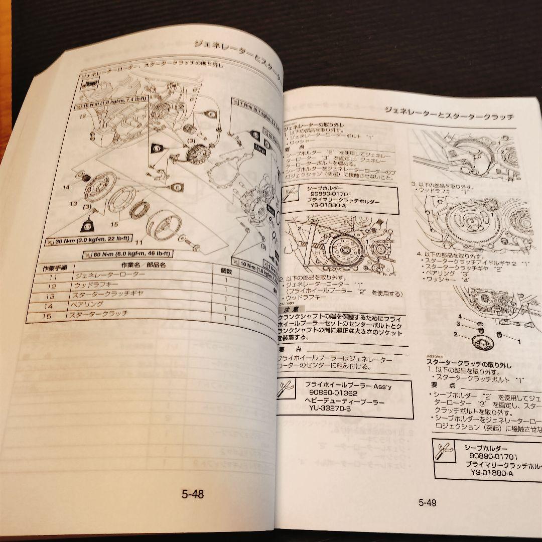 ヤマハ セロー250(B7C/B7C1/B7C4)サービスマニュアル 取説付き